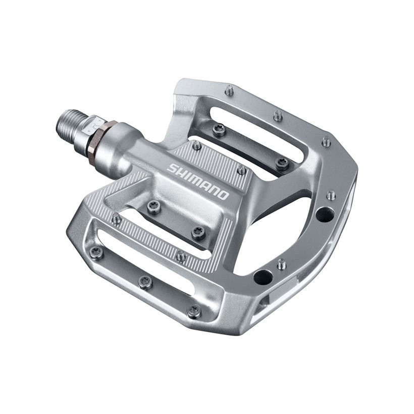 Shimano Pedales Mtb Pdgr500s Plataf Plata Shimano Pedales Mtb Pdgr500s Plataf Plata