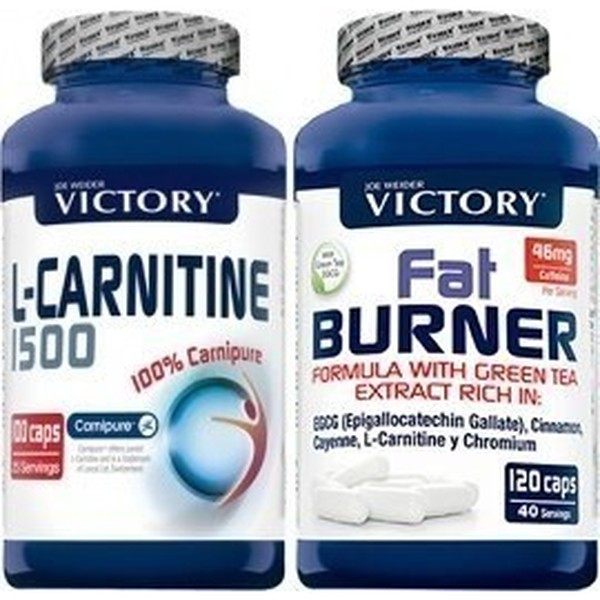 Fat Burner Pack - Victory (L-Carnitin 1500 100 Kapseln) + (Fat Burner 120 Kapseln)