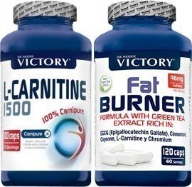 Pack Quema Grasas - Victory (L-Carnitina 1500 100 caps) + (Fat Burner 120 caps) Pack Quema Grasas - Victory (L-Carnitina 1500 100 caps) + (Fat Burner 120 caps)