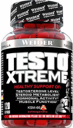 Weider Testo Xtreme - Potenciador de Testosterona 120 caps Weider Testo Xtreme - Potenciador de Testosterona 120 caps