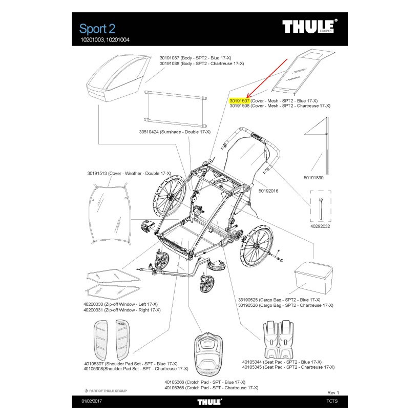 Thule Cobertor Malla Sport 2 Azul Thule Cobertor Malla Sport 2 Azul