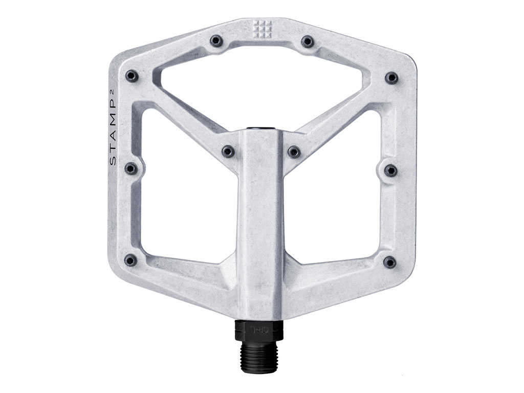 Crankbrothers Pedal Stamp 2 Large Raw Silver Nuevo Crankbrothers Pedal Stamp 2 Large Raw Silver Nuevo