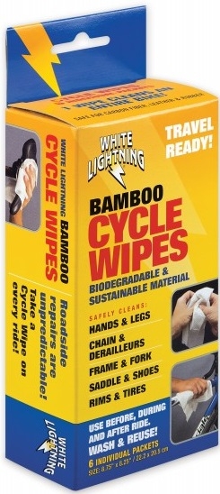 White Lightning Bamboo Cycle Wipes 6 paquetes White Lightning Bamboo Cycle Wipes 6 paquetes
