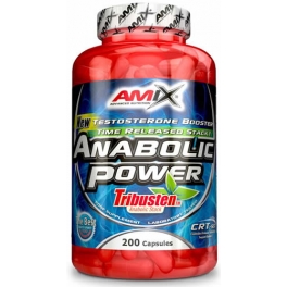 Amix Anabolic Power Tribusten 200 Cápsulas - Estimula la Testosterona, Complemento Deportivo con Tribulus Terrestris