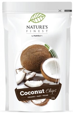 Nutrisslim Natures´s Finest Coconut Chips 100 gr Nutrisslim Natures´s Finest Coconut Chips 100 gr