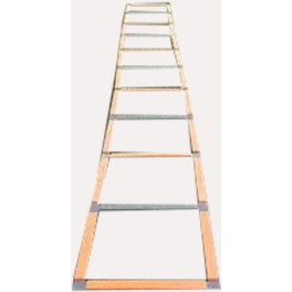 Softee Escalera Agilidad Elevable - Color Naranja 5m.