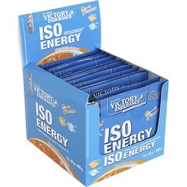 Victory Endurance Iso Energy Naranja-Mandarina 16 sobres de 30g. Rápida energía e hidratación.Con extra de Sales minerales y enriquecido con Vitamina C