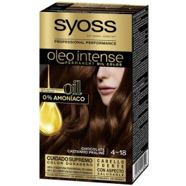 Syoss Olio Intense Tinte Sin Amoniaco 4.18-chocolate 5 Piezas Mujer