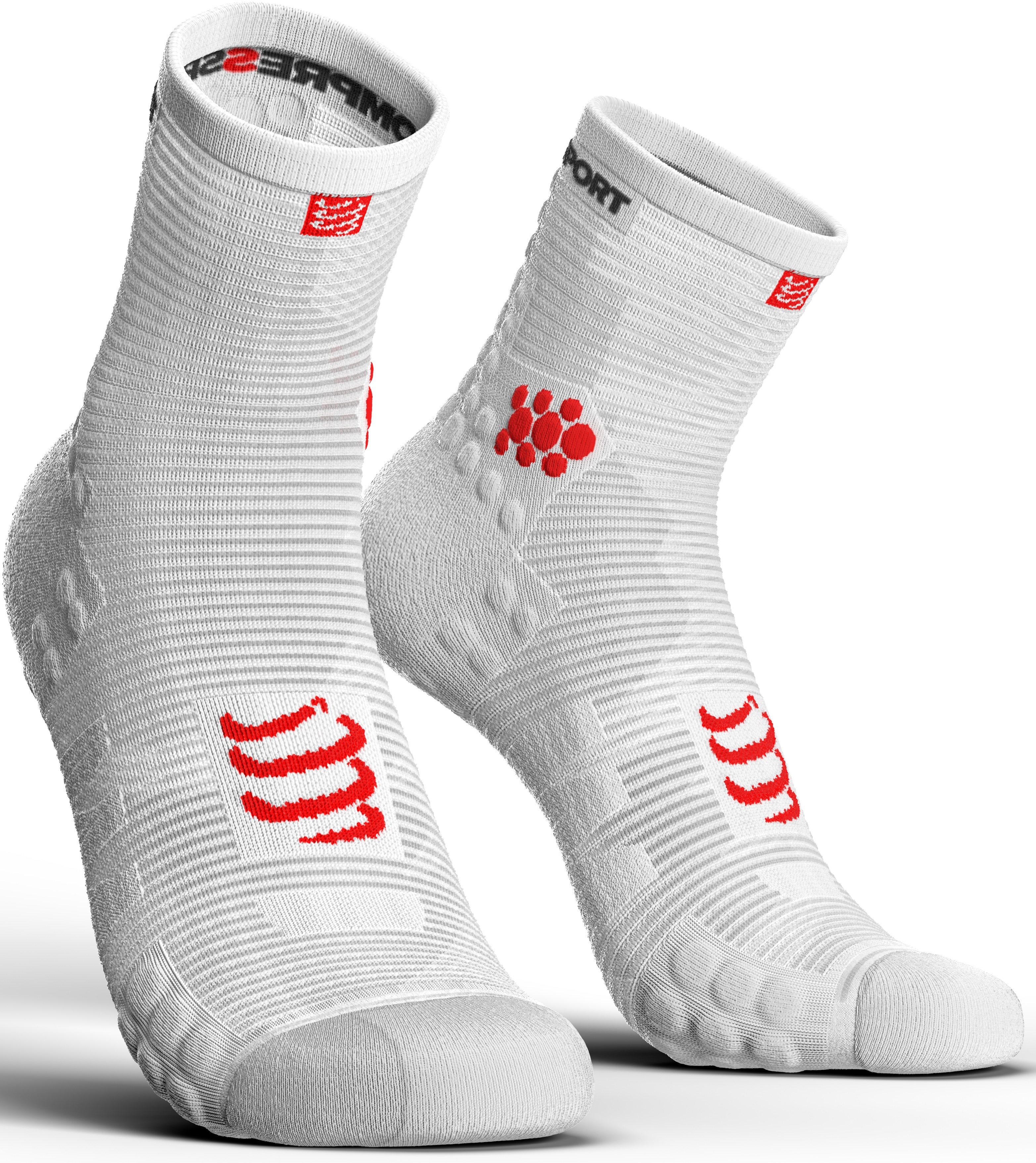 Compressport Calcetines Pro Racing Socks V3.0 Run High Smart Blanco Compressport Calcetines Pro Racing Socks V3.0 Run High Smart Blanco
