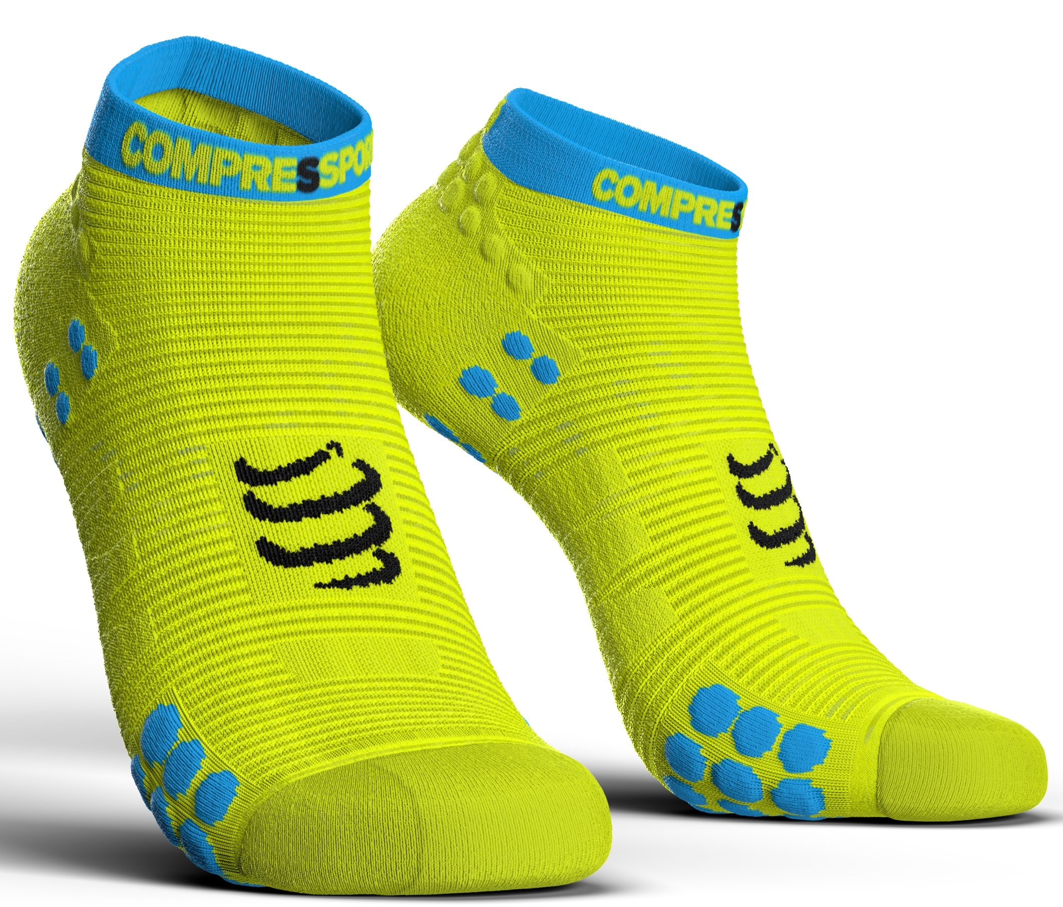 Compressport Calcetines Pro Racing Socks V3.0 Run Low Amarillo Fluor Compressport Calcetines Pro Racing Socks V3.0 Run Low Amarillo Fluor