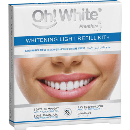 Oh! White Whitening Light Refill Kit+ Lote 6 Piezas Unisex