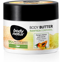 Body Natur Body Butter Manteca Corporal Mango Papaya Y Marula 200 Ml Unisex