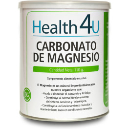 H4u Carbonato De Magnesio 110 G En Polvo Unisex