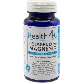 H4u Colágeno Con Magnesio 90 Comprimidos De 1000 Mg Unisex