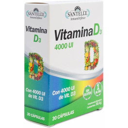 Santelle Inmunodefence Vitamina D3 30 Cápsulas De 545 Mg Unisex