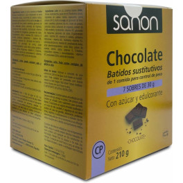 Sanon Batido Sustitutivo Sabor Chocolate 7 Sobres De 30 Gr Unisex