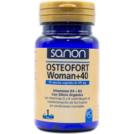 Sanon Osteofort Woman +40 30 Cápsulas Vegetales De 495 Mg Unisex