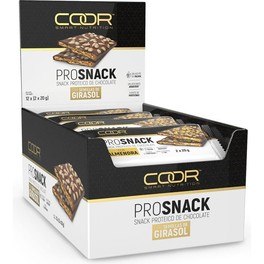 Coor Smart Nutrition Prosnack Con Semillas De Girasol 12 Barritas X 40 Gr