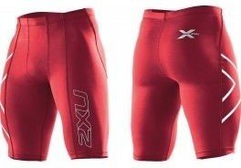 Malla Corta de Compresión 2XU Compression Short ROJO Logo Plata Hombre Malla Corta de Compresión 2XU Compression Short ROJO Logo Plata Hombre