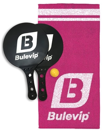 Pack Bulevip Toalla Rosa + Palas de Playa Pack Bulevip Toalla Rosa + Palas de Playa