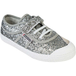 Kawasaki Glitter Kids Shoe W Elastic - Silver