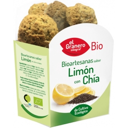 El Granero Integral Galletas Bioartesanas Limon con Chia 220 gr El Granero Integral Galletas Bioartesanas Limon con Chia 220 gr