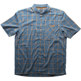 Fox Camisa Ss Shop Shirt Azul/naranja M