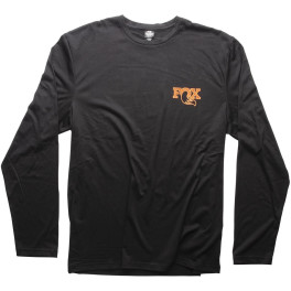 Fox T-shirt M. Larga Textured Negro S