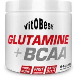 VitOBest Glutamina + BCAA 200 gr