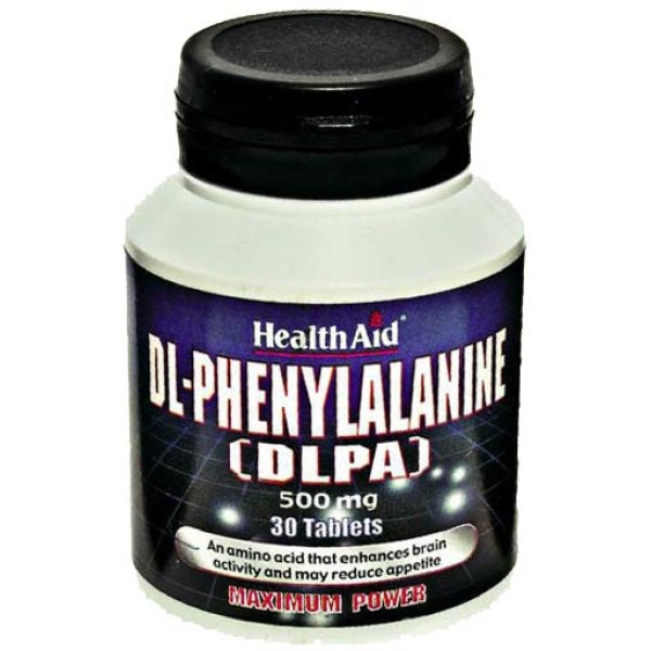 Health Aid Dlpa (Dl-fenilanina) 500 Mg 30 Comp