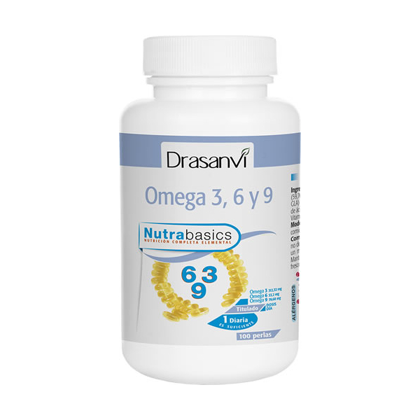 Drasanvi Nutrabasics Omega 3-6-9 1000 mg 100 perlas