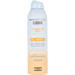 Isdin Fotoprotector Wet Skin Transparent Spray 50+ 250 Ml Unisex