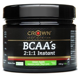 Crown Sport Nutrition BCAA 2:1:1 Instant 210 g. Disolución instantánea y alta pureza
