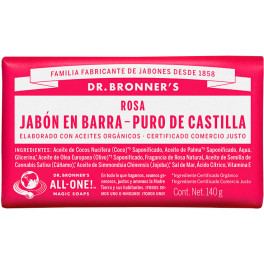 Dr.bronner's Jabon En Barra Rosas 140 G