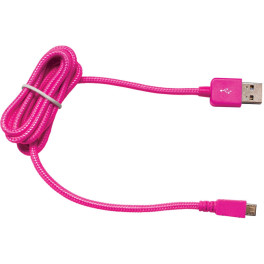 Muvit Cable Usb-microusb 2.1a 1.2m Fucsia