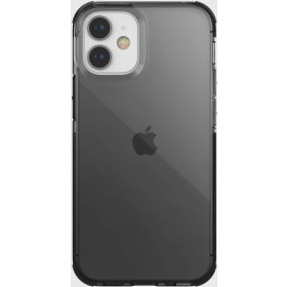 Raptic Carcasa Clear Apple Iphone 12 Mini Negra Humo