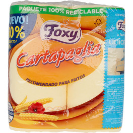Foxy Cartapaglia Papel Cocina Especial Fritos 2 Rollos Unisex
