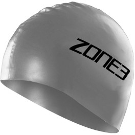 Zone3 Gorro Silicone Swim Cap - 48 Gr Plateado
