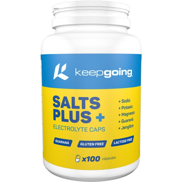 Keepgoing Salts Plus Capsules d'électrolyte et d'activation 100 capsules