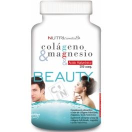 NutriCosmética Beauty Colágeno & Magnesio & Acido Hialurónico 200 caps NutriCosmética Beauty Colágeno & Magnesio & Acido Hialurónico 200 caps