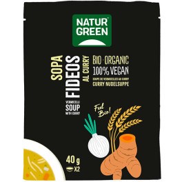 Naturgreen Sopa Fideos Curry 40 Gr