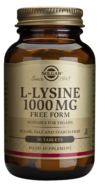Solgar L-Lisina 1000 mg 50 caps Solgar L-Lisina 1000 mg 50 caps