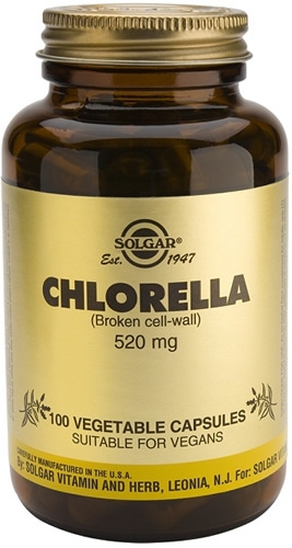 Solgar Chlorella - Clorela 520 mg 100 caps Solgar Chlorella - Clorela 520 mg 100 caps