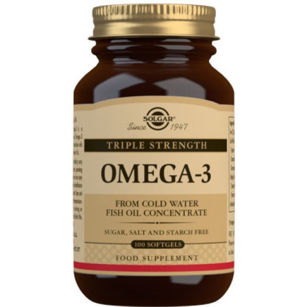 Solgar Omega-3 Tripla Concentração 100 caps