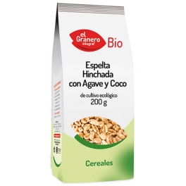 El Granero Integral Espelta Hinchada con Agave y Coco Bio 200 gr El Granero Integral Espelta Hinchada con Agave y Coco Bio 200 gr