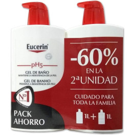 Eucerin Gel De Baño Pack Ahorro Ph5 -