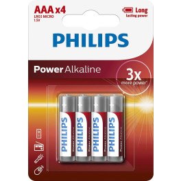 Philips Pila Alcalina 4ud Lr03p4b/05 Aaa