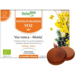Herbalgem Pastillas Blandas Voz Bio 24 Gom