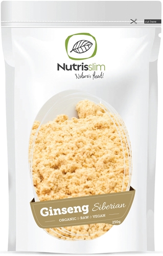 Nutrisslim Nature´s Finest Bio Ginseng Siberian 250 gr Nutrisslim Nature´s Finest Bio Ginseng Siberian 250 gr