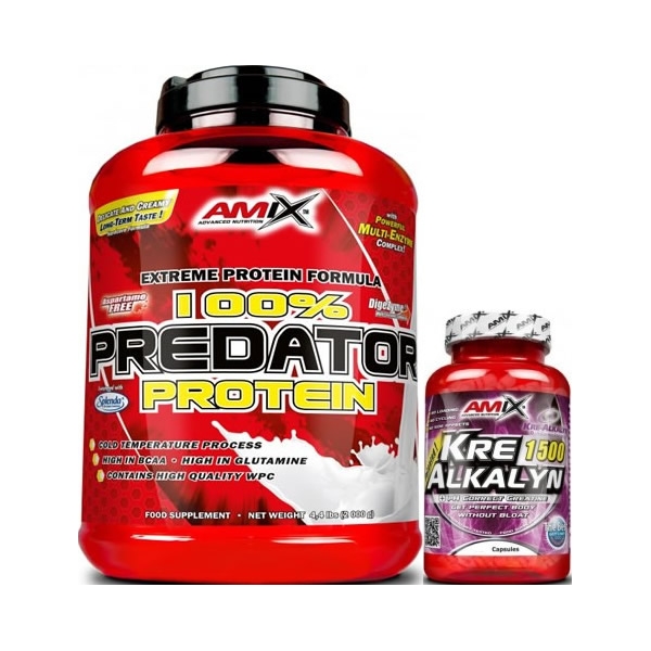 Pack Amix Predator Protein 2 kg + Kre-Alkalyn 30 gélules